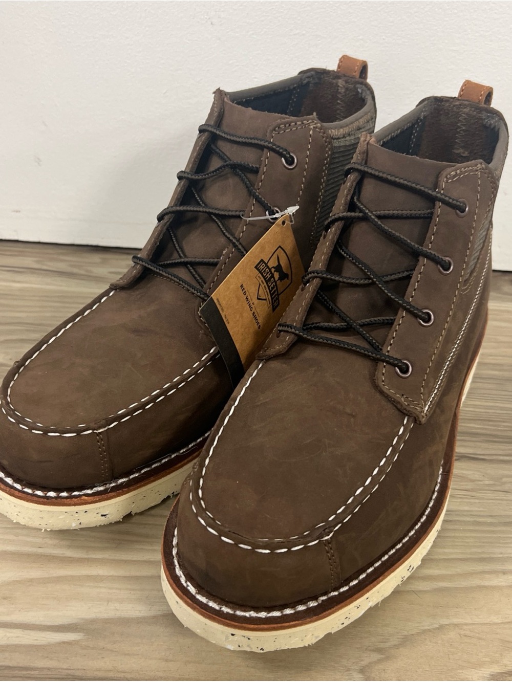 Irish Setter Red Wing Setter Fifty Slip On Boots Brown 6-Inch Men’s 9.5 EE 3928